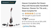 Pet Steam Mop (Open Box, Untested)