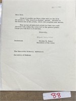 1966 Letter given Provenance of the historical