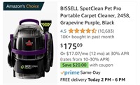 Portable Carpet Cleaner (Open Box, Untested)