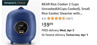 Rice Cooker (Open Box, Untested)