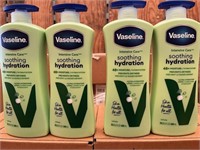 4 x 600ml Vaseline Soothing Hydration Lotion
