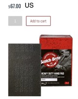 Scotch-Brite™ Heavy Duty Hand Pad, 7440, 9 in x 6