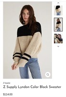 Sz S Z Supply Lyndon Color Block Sweater….

She