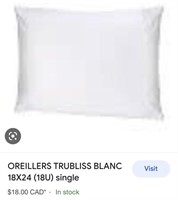 Trubliss  Lofty Pillow 29”x24” - White
Unique,