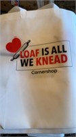 60 Reusable Cloth Bags Loaf is all we Knead