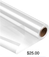 328 ft Clear Cellophane Wrap Roll (24 in x 328