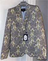 Sz 6 or Small Bariloche Paisley Blazer - Jacket