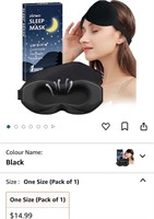 Sleep Mask for Women Men, 100% Blackout 3D