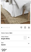 Amazon Basics Lightweight Pleated Bed Skirt -