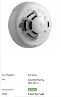 DSC PowerG Wireless Smoke and Heat Detector - The
