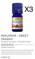 X3 essential oils - MARJORAM - SWEET ORGANIC