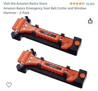 Amazon Basics Emergency Seat Belt Cutter and