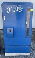 (BN) Vtg. Pepsi Cola Vending Machine. 
Appr 63in