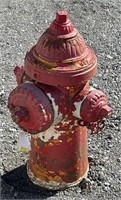 (BJ) Red, Fire Hydrant.