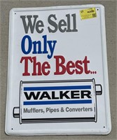 (BN) Walker Metal Sign.
Approx. 18x24in.