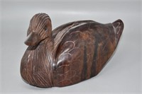 Ironwood Carved Duck
