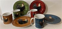WARREN KIMBLE 1999 ROOSTER 4 CUPS PLATES