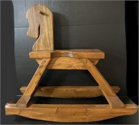 VINTAGE HAND CRAFTED ROCKING HORSE