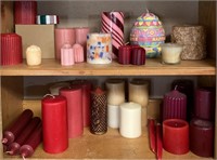 LARGE LOT OF CANDLES