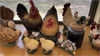 ASSORTED LOT OF CHICKENS