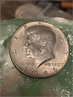 1966 40% Silver Half Dollar UNC