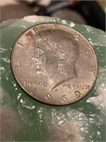 1969 40% Silver Half Dollar