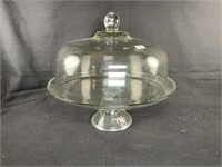 Cake Stand w Cover Doubles as Pedestal Bowl