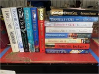 14 Danielle Steel Hardback Novels Books