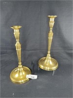 2 Brass Candle Sticks (Japan)