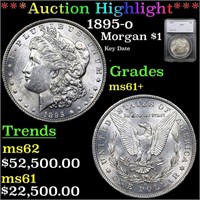 ***Auction Highlight*** 1895-o Morgan Dollar $1 Gr