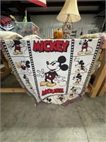 Mickey Mouse Throw Blanket Afgan
