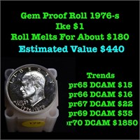 Full Roll Silver Proof Bi-Centennial 1976-s Eisenh