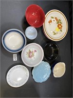 Random Bowls and Plates, Mountain Wood Stoneware,