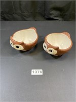 2 Owl Bowls