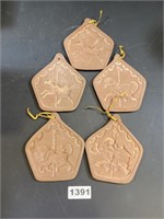 Gingerbread Cookie Molds - Carousel Animals