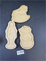 Gingerbread Cookie Molds - Rocking Horse, Snowman,