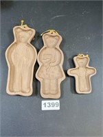 Gingerbread Cookie Molds - the 3 Bears