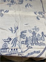 Vintage Embroidered Table Cloth