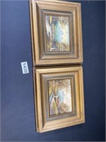 Vintage Framed Painted Pictures