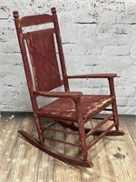 Rustic Woven Rocking Chair