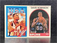 2pc David Robinson Basketball Cards