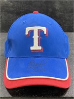 John Wettland Signed Texas Rangers Baseball Hat