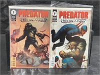 2pc Dark Horse Comics "Predator: Hell Come A-