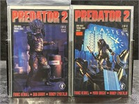 2pc 1991 Dark Horse Comics "Predator 2" F/S