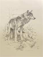 Carl Brenders "Wolf Study" S/N