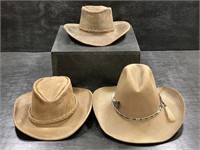 3pc Vintage Hats