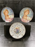 6pc Edna Hibel Collector Plates