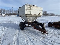 Gravity Hopper wagon, Made out of drill fill tank