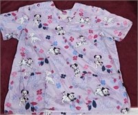 Disney Scrubs Shirt - Lg