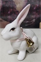 Ceramic Bunny with Bell